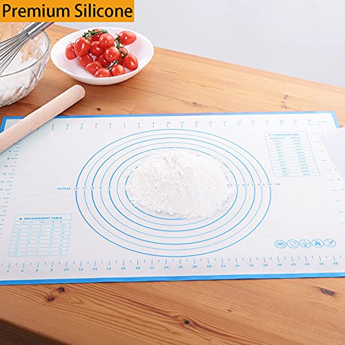 Silicone Baking Mat (Blue / 32"L x 24"W)