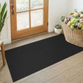 Black 2x4 Entry Runner Rug (Black/Dark Grey / 2' x 4' (Runner))