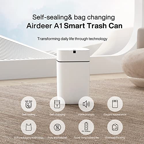Automatic Trash Can (4 Gallon-Black Line)