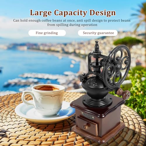 Manual Coffee Grinder with Catcher Drawer