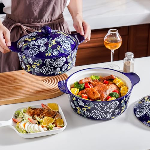 Casserole Dish With Lid (Blue)
