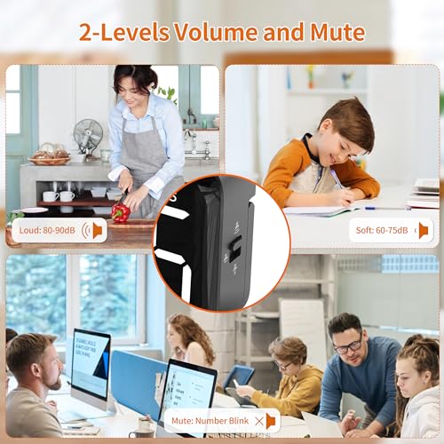 Digital Kitchen Timer (Dark Black)