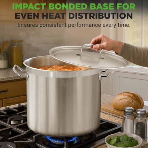 Stainless Steel Cookware Stockpot (35 Quarts)