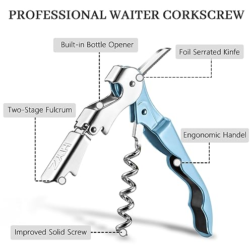 2 Pack Wine Opener (Sky Blue)