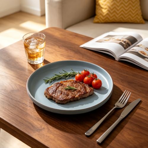 HomeVSS 20 Piece Dinnerware Set (Service for 4 - 20pc Set / Matte Blue)
