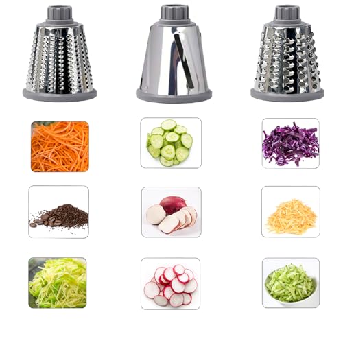 Cheese Grater Rotary Cheese Grater (Gray)
