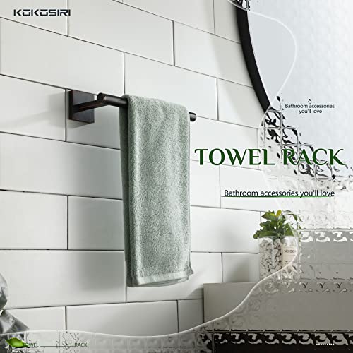 Bathroom Towel Bar Hand Towel Holders Wall Mount Toilet Kitchen Cabinet Paper Holder Stainless Steel Bath Accessories Oil Rubbed Bronze (Oil Rubbed Bronze / 1 Pack)
