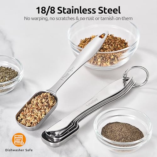 Narrow Square Measuring Spoons (6.6in)