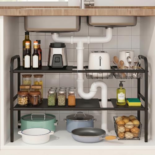 Expandable 2 Tier Under Sink Organizer