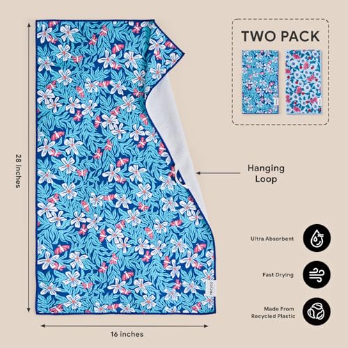 Waffle Kitchen Towel Set of 2 (Cloud Blue)