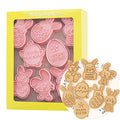 8 Pcs Cookie Cutters Set 3D Holiday Cookie Cutters for Party Baking Decoration (Easter (8 Pcs))