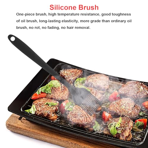 Silicone Spatulas Set of 6 (Black)