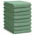 100% Cotton Terry Kitchen Towels (Grass Green / 20 X 28 - 8 Pack)