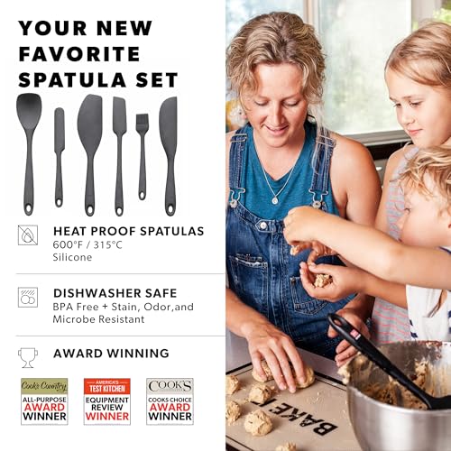 DI ORO Silicone Spatula Set (Smoke)