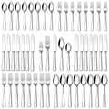 40 Piece Silverware Set (Silver)