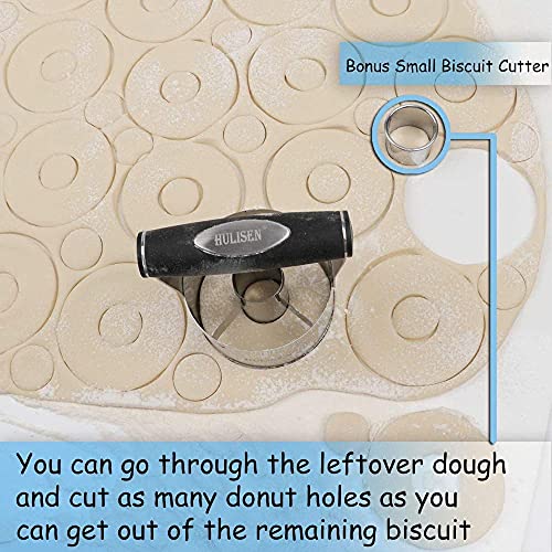 3.5 in Donut Cutter & Biscuit Cutter Set with hole (3.5" Donut Cutter & Biscuit Cutter)