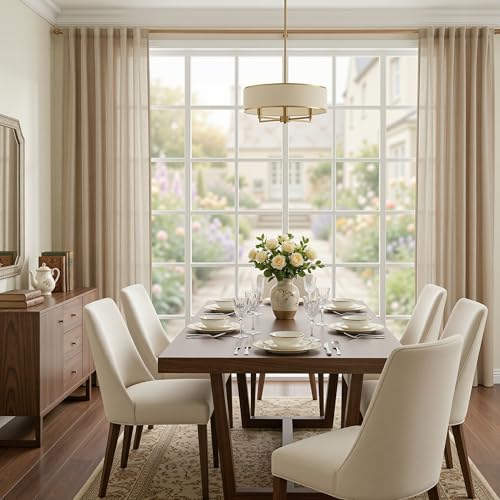 Patio Curtains for Sliding Door 90 inch Length 2 Panels Set (50"W x 90"L (Pack of 2) / Taupe-new)