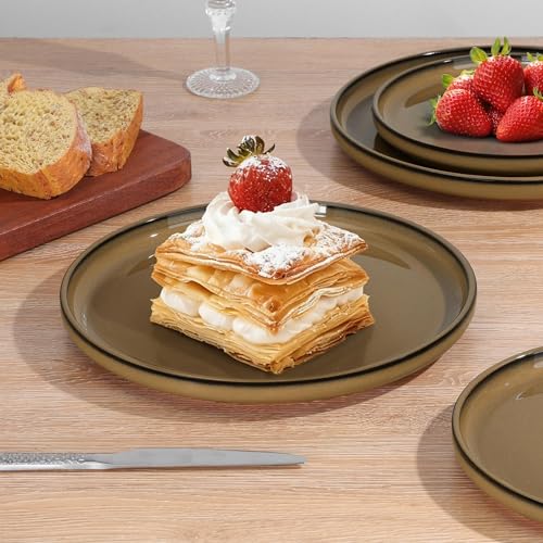 Stoneware Dinnerware Sets for 6 (Desert Camel / Service for 6)