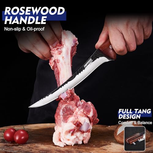 5PCS Hand Forged Butcher Knife Set (5PCS Meat Cutting Knife)