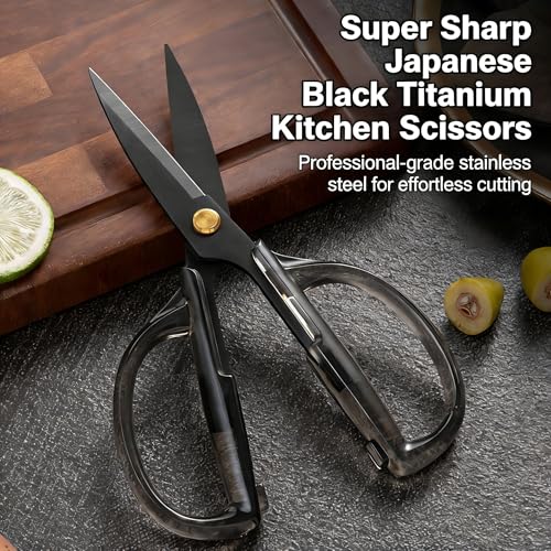 Kitchen Shears Scissors&Sharp Scissors (Stylish Gold Sewing Scissors / 7.7inch)