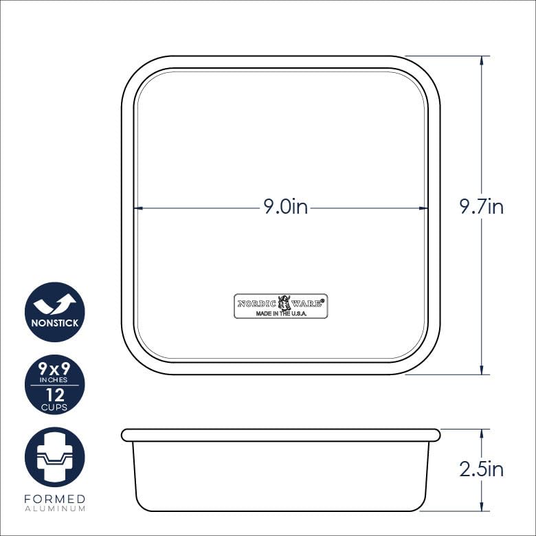 Brilliant™ Colorful Bakeware 9 (9-Inch Square)