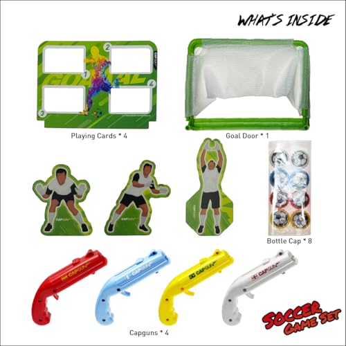 cap gun bottle opener launcher shooter funny shooting gun creative beverage bottle opener (4PC World Cup)