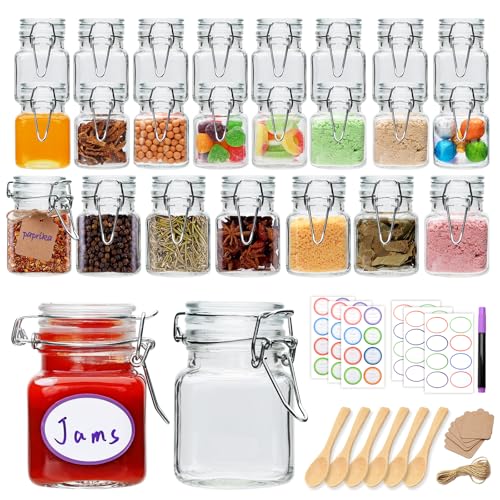 4 oz Spice Jars with Labels (25 pack)