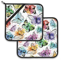 Butterfly Color Pot Holder Set of 2 (Butterfly Color)