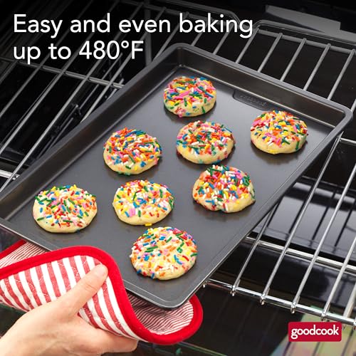 PRO Medium Baking Sheet Pan Nonstick Warp & Scratch (10 x 15-Inch)