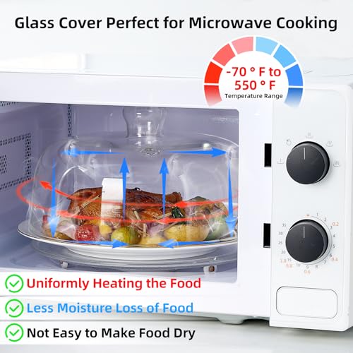 All Glass Microwave Cover (10 inch)