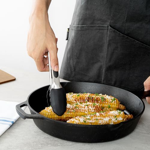 Met Lux 9 Inch Kitchen Tong (9" / Black)