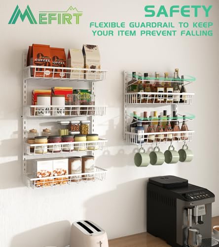 Over The Door Pantry Organizer (White / 6-Tier)