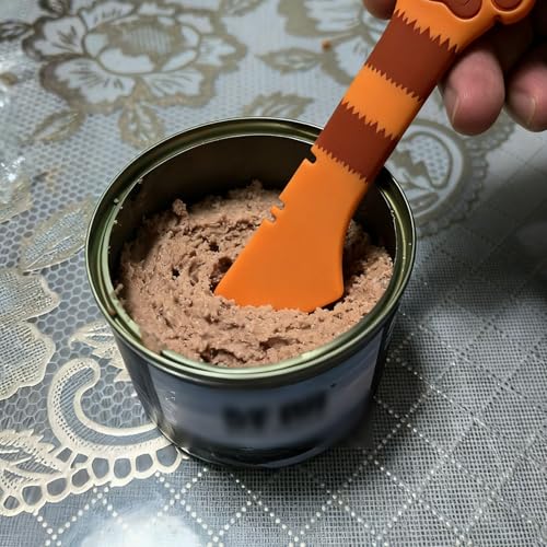 Cat Spoons for Wet Food Pet Can Lid Cover (Mixing colors)