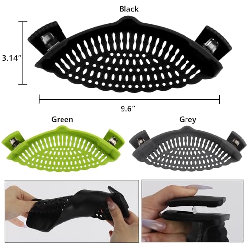3 Pcs Silicone Clip