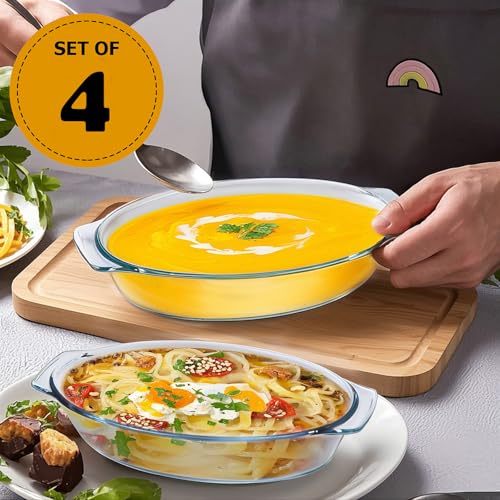 Mini Casserole Dish Oval 4 Pack (Oval)