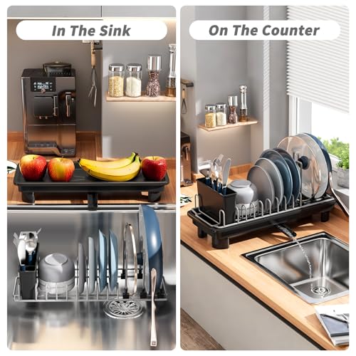 Small Dish Drying Rack (Black)