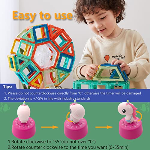 Visual Timer for Kids (Pink Unicorn)