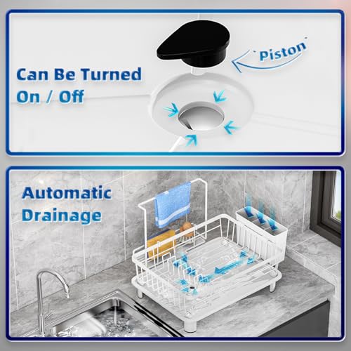 Dish Drying Rack (White 3)