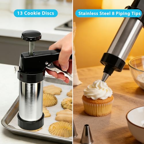 Stainless Steel Cookies Press