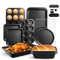 11 Piece Nonstick Baking Pans Set (Black)
