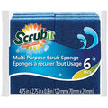 Non Scratch Cleaning Scrub Sponges (6 Count (Pack of 1))