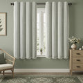 Sage Green Boho Blackout Curtains 63 Inch 2 Panels with Tassels (Sage Green / 52"W x 63"L (Pack of 2))