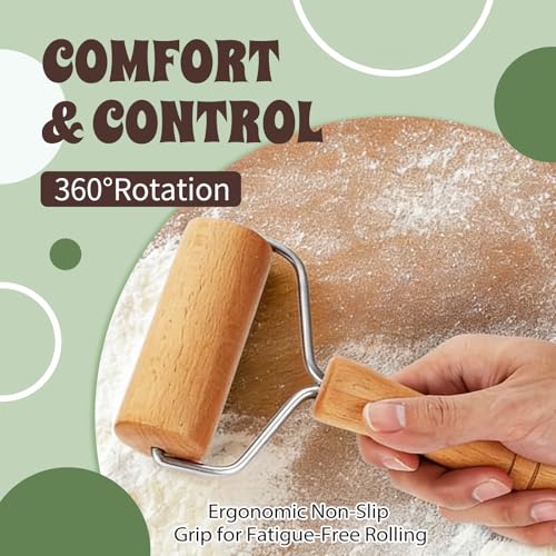 Small Wooden Rolling Pin for Baking (GMZ-T)