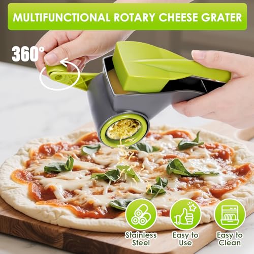 Cheese Grater Hand Crank (Green)