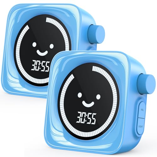 Visual Timers for Kids (2 Pack Blue)
