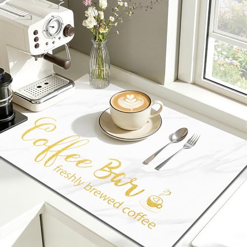 Dish Drying Mat (White / 16" X 24")