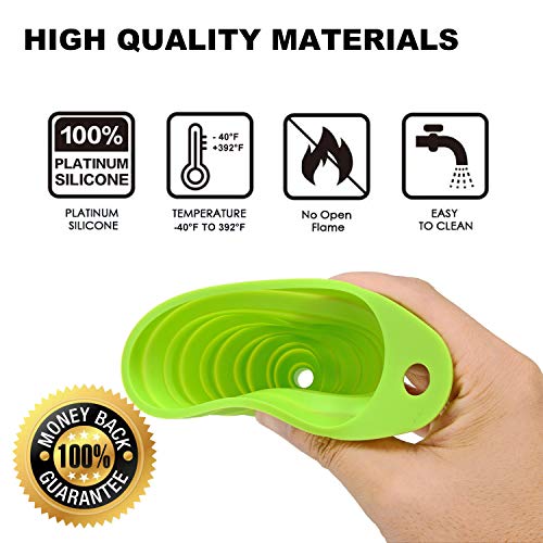 Funnels for Kitchen Use (4-Green)