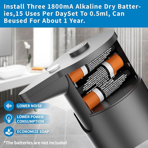 Automatic Soap Dispenser Touchless (Bright Black)