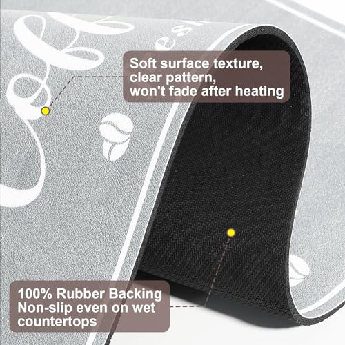 Fashion Coffee Mat (Light Grey / 16" x 24")