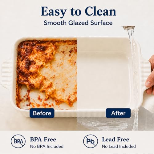4.7QT Casserole Dishes for Oven